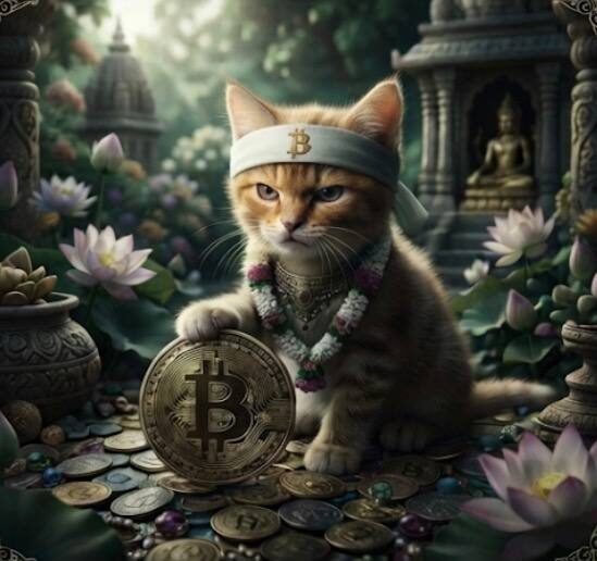 Buy The Cat meme — LIQUIDITY — bro is NOT giving up on this position