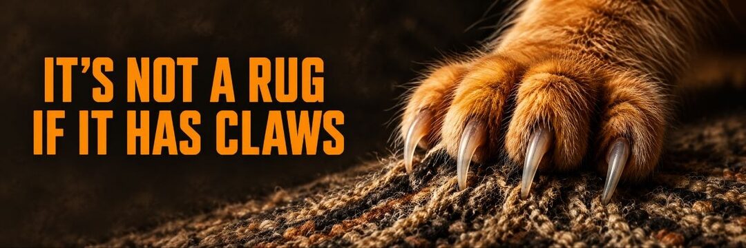 Buy The Cat meme — it's not a rug if it has claws
